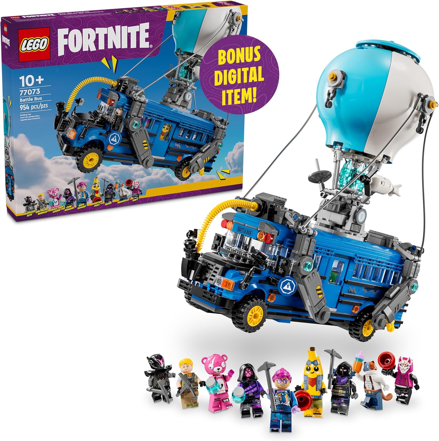LEGO Fortnite Battle Bus – Set Coleccionable con 9 Minifiguras