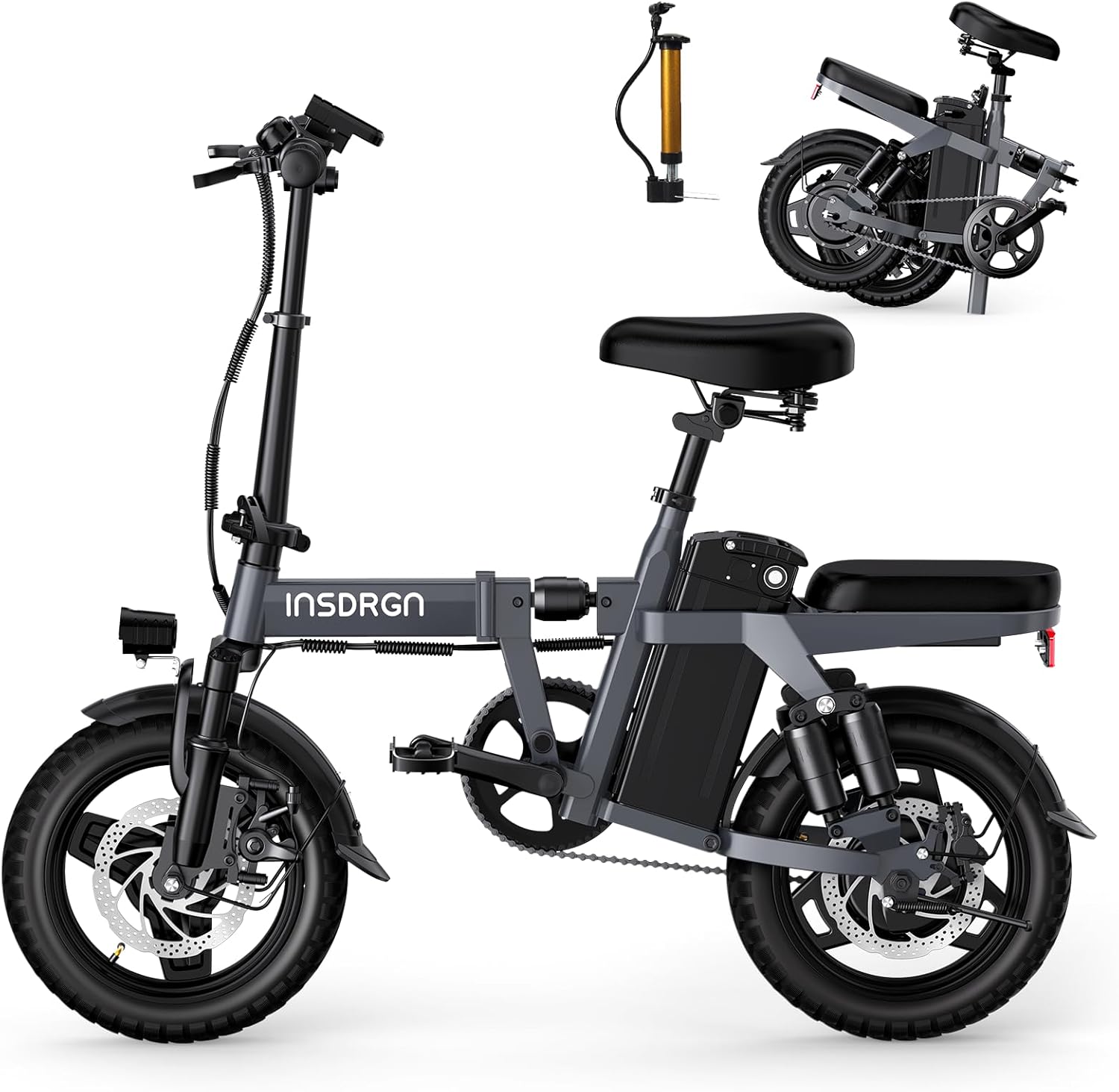 Bicicleta eléctrica A14 – Bicicleta eléctrica premium para adultos con asistencia de pedal alimentada por IA