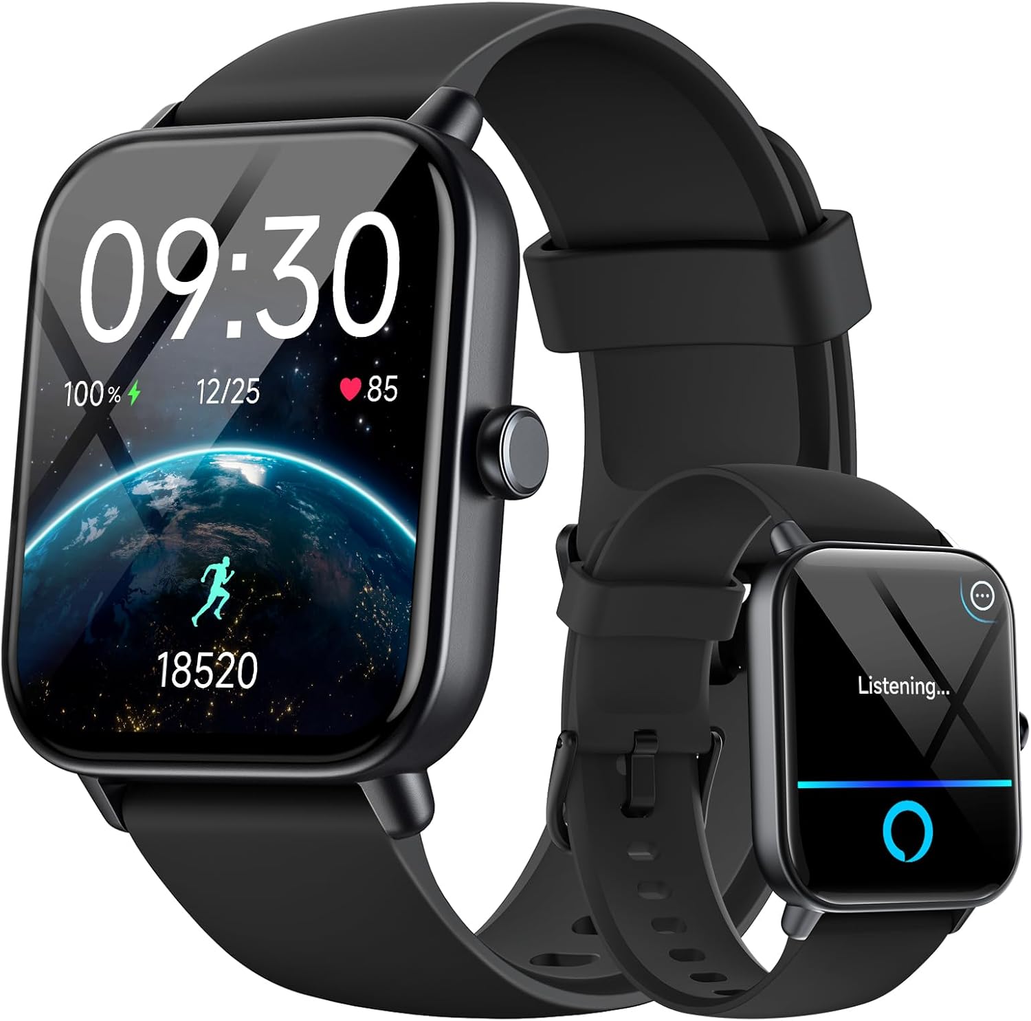 Relojes inteligentes para hombres/mujeres (2 bandas), redondo con llamadas Bluetooth , monitor de frecuencia cardíaca y SpO2/sueño. (copia)
