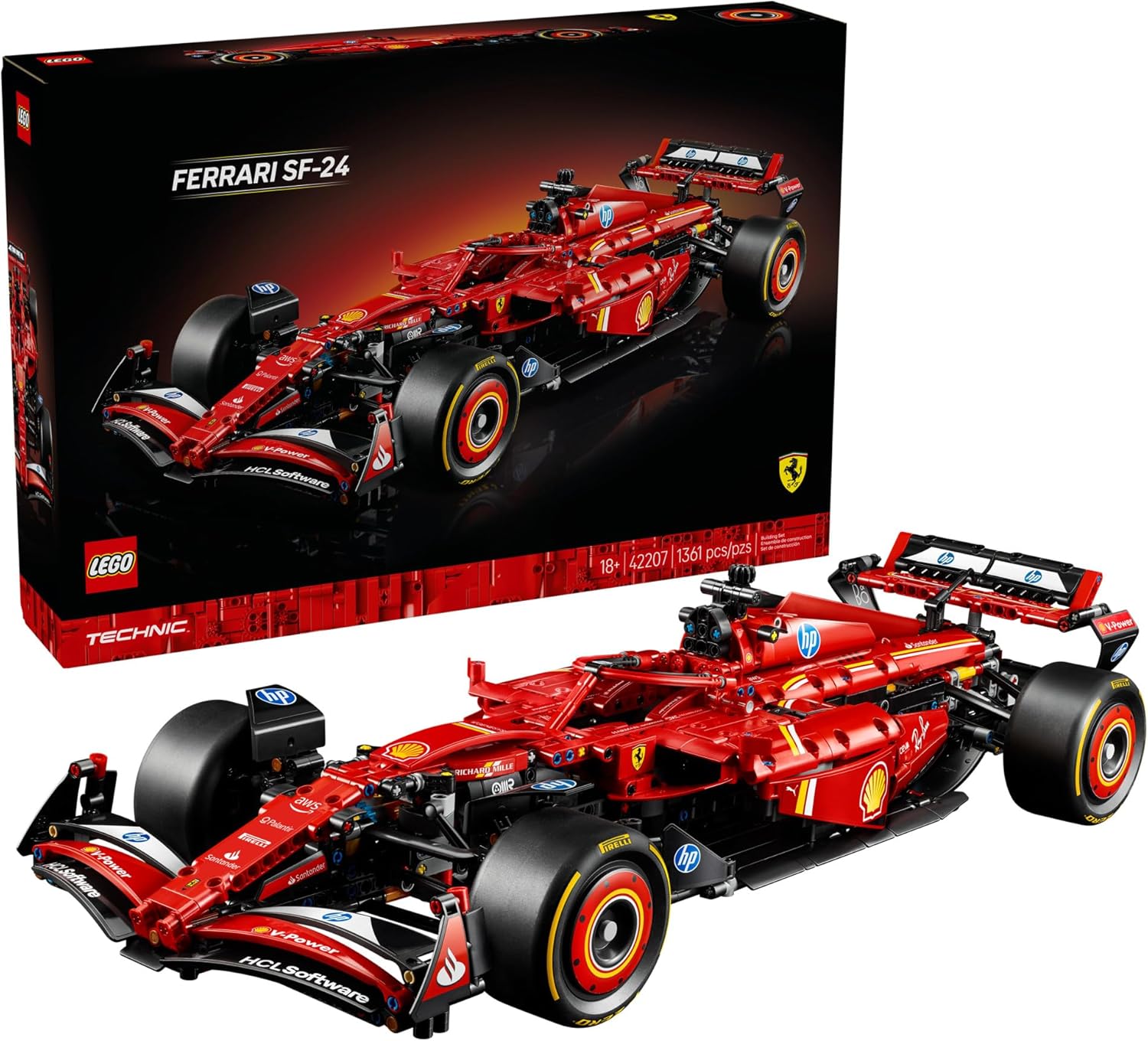 LEGO Technic Ferrari SF-24 F1 - Kit de construcción para adultos